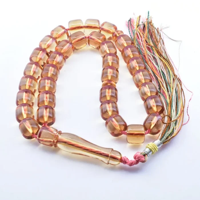 تسبیح سندلوس 33 دانه کد 938 بودار تراش استوانه‌ای شمش خوشرنگ و خوشدست آقابزرگ - Image 8