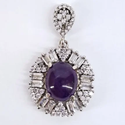 مدالی گردنبند آماتیس آمتیست