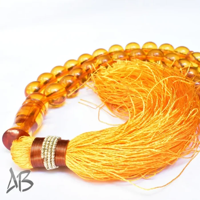 تسبیح سندلوس بودار 33 دانه اصل کد 1094 گرد بسیار خوشرنگ و خوش تراش آقابزرگ - Image 3