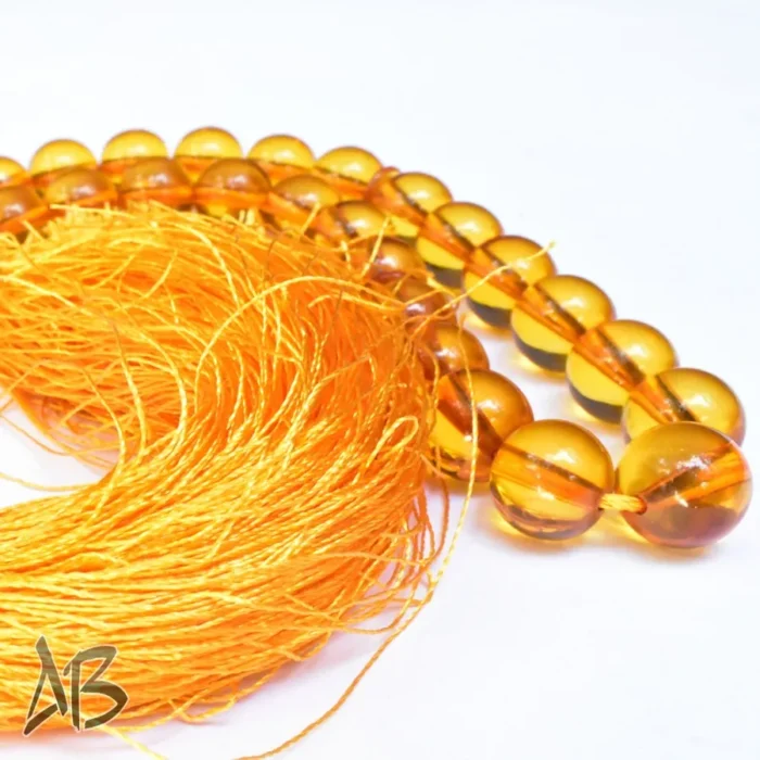 تسبیح سندلوس بودار 33 دانه اصل کد 1094 گرد بسیار خوشرنگ و خوش تراش آقابزرگ - Image 4