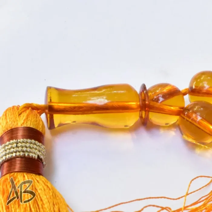 تسبیح سندلوس بودار 33 دانه اصل کد 1094 گرد بسیار خوشرنگ و خوش تراش آقابزرگ - Image 7