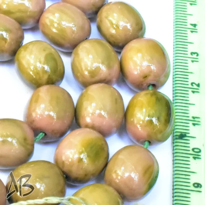 تسبیح سندلوس 41 دانه بودار تراش بیضی طرح دار و زیبا کد 1095 آقابزرگ - Image 10