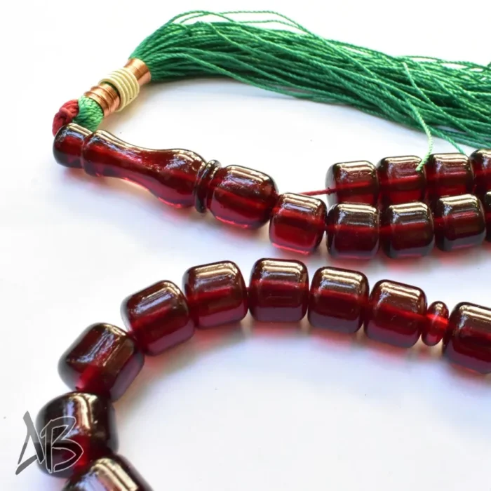 تسبیح سندلوس بودار 47 دانه اصل کد 1098 استوانه ای آقابزرگ - Image 4