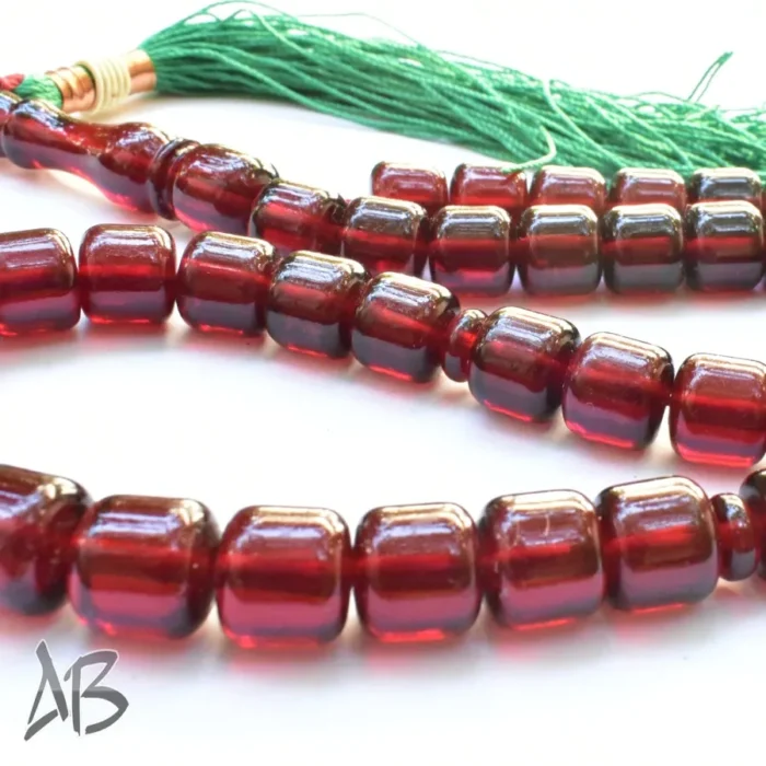 تسبیح سندلوس بودار 47 دانه اصل کد 1098 استوانه ای آقابزرگ - Image 5