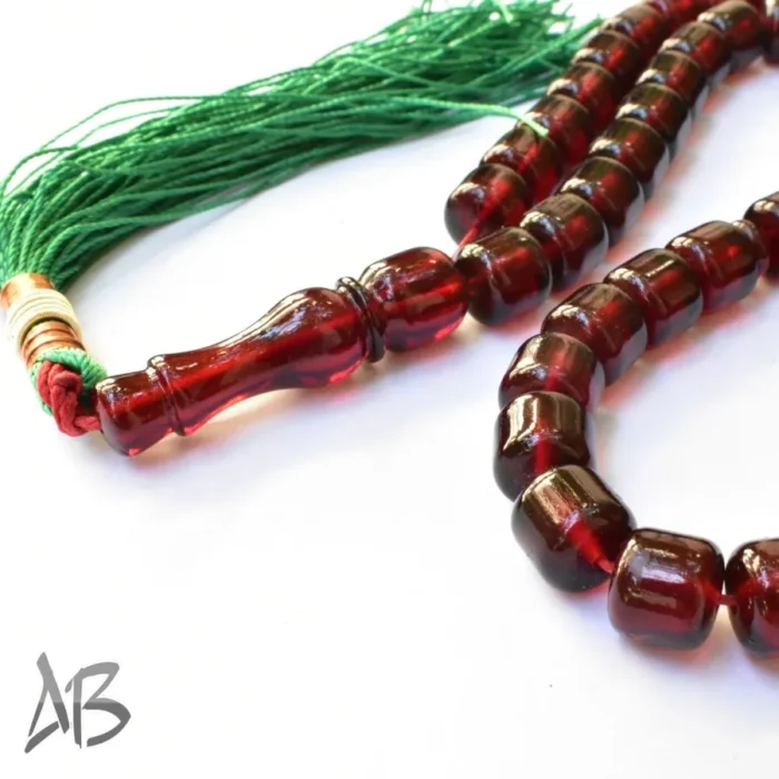 تسبیح سندلوس بودار 47 دانه اصل کد 1098 استوانه ای آقابزرگ - Image 6