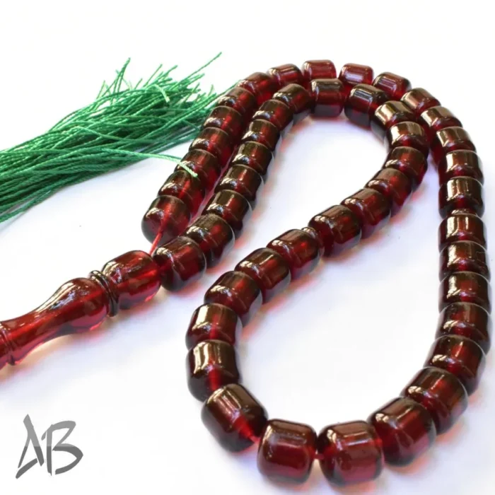 تسبیح سندلوس بودار 47 دانه اصل کد 1098 استوانه ای آقابزرگ - Image 7