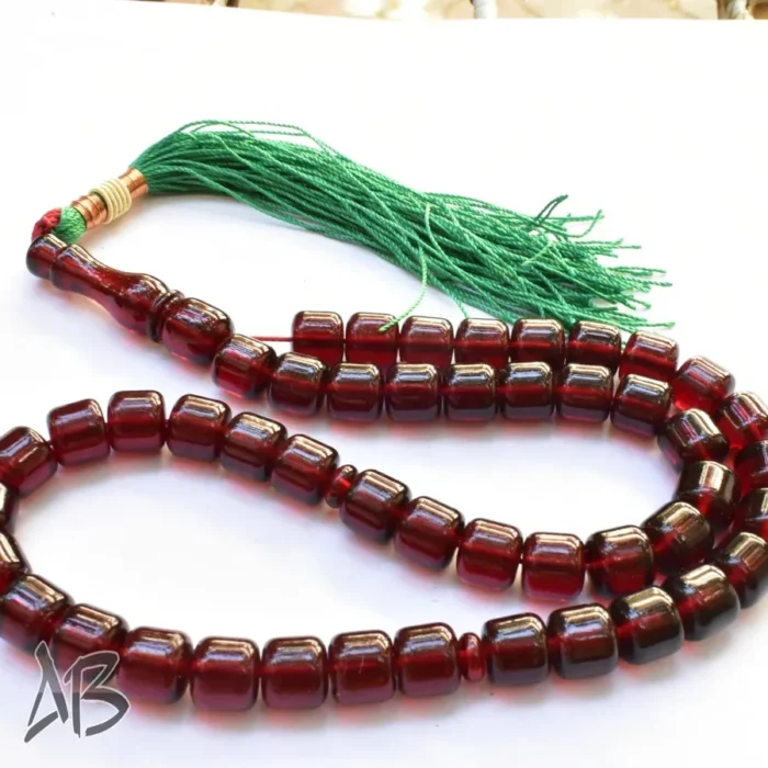 تسبیح سندلوس بودار 47 دانه اصل کد 1098 استوانه ای آقابزرگ - Image 8