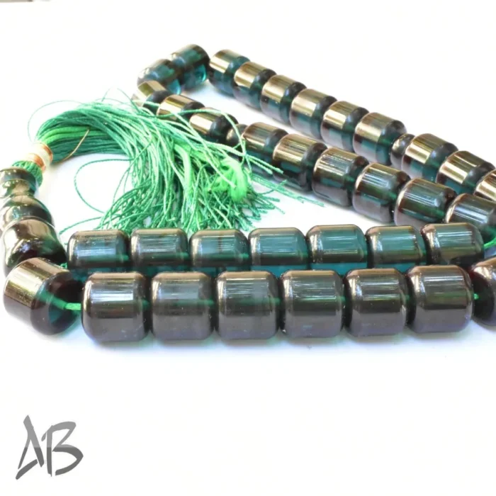 تسبیح سندلوس 33 دانه بودار کپسولی دوپوست درشت کد 1099 آقابزرگ - Image 3