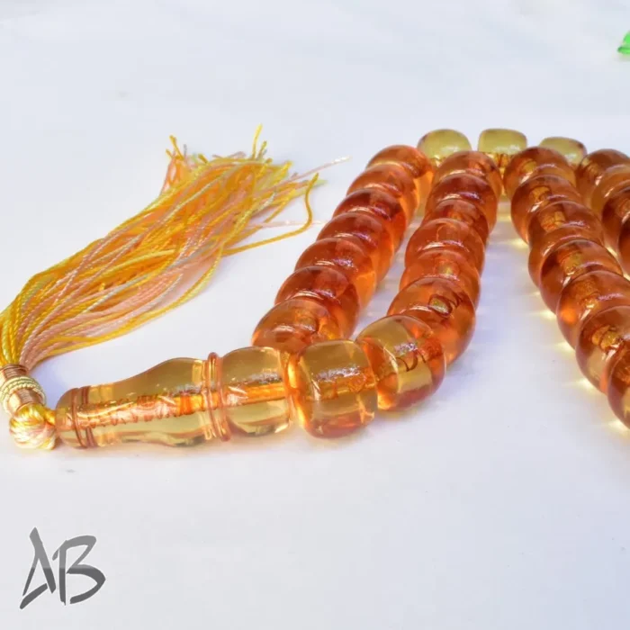 تسبیح سندلوس 33 دانه کد 1102 بودار تراش قیچی طرح قدیم آقابزرگ - Image 5