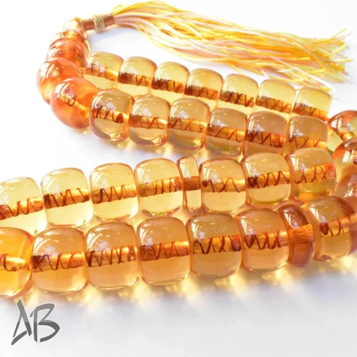 تسبیح سندلوس 33 دانه کد 1102 بودار تراش قیچی طرح قدیم آقابزرگ - Image 6