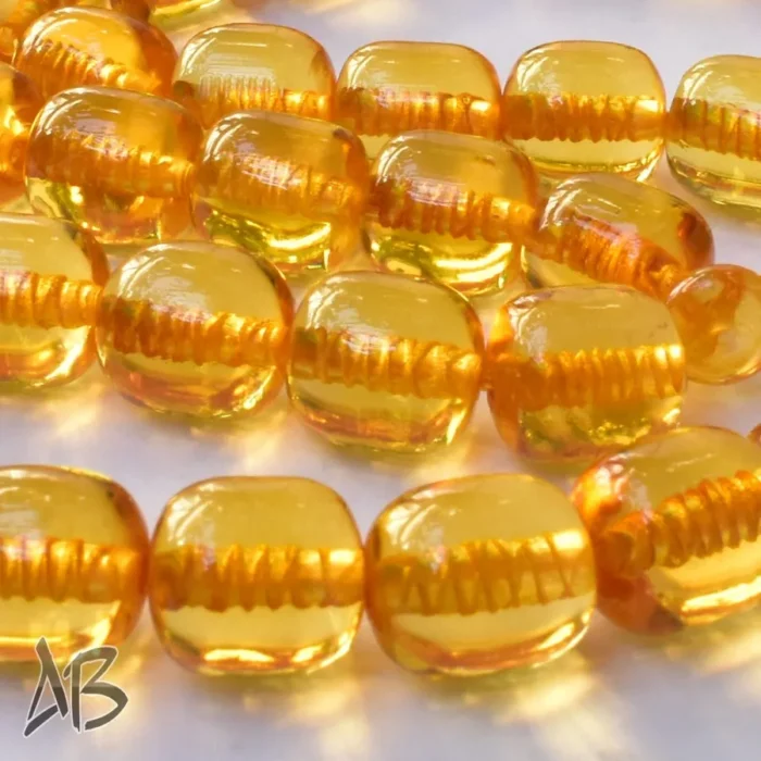 تسبیح سندلوس بودار 33 دانه اصل کد 1103 بودار استوانه ای لبه گرد تراش طرح قدیم آقابزرگ - Image 6