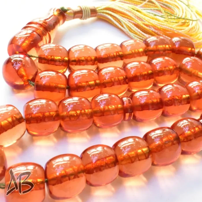 تسبیح سندلوس 31 دانه کد 1107 بودار تراش قیچی طرح قدیم آقابزرگ - Image 5