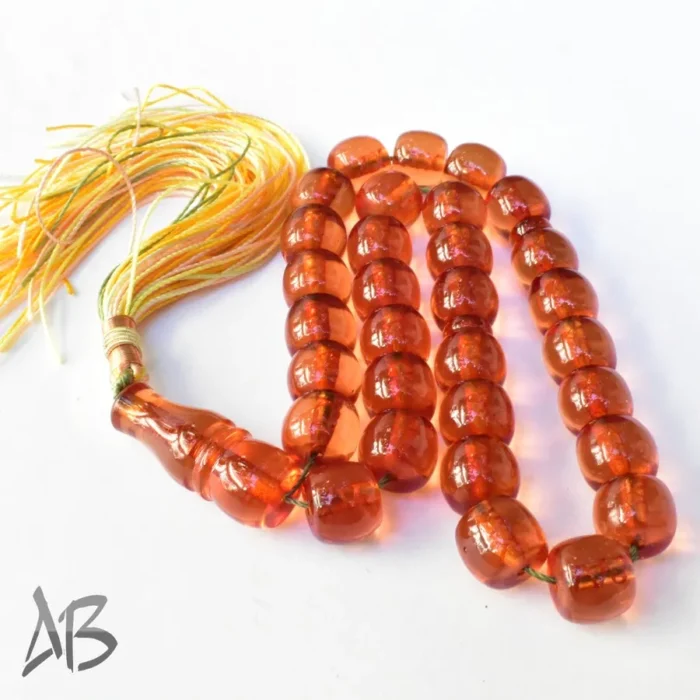 تسبیح سندلوس 31 دانه کد 1107 بودار تراش قیچی طرح قدیم آقابزرگ - Image 7