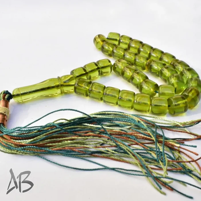 تسبیح سندلوس بودار 33 دانه اصل کد 1108 استوانه ای آقابزرگ - Image 4