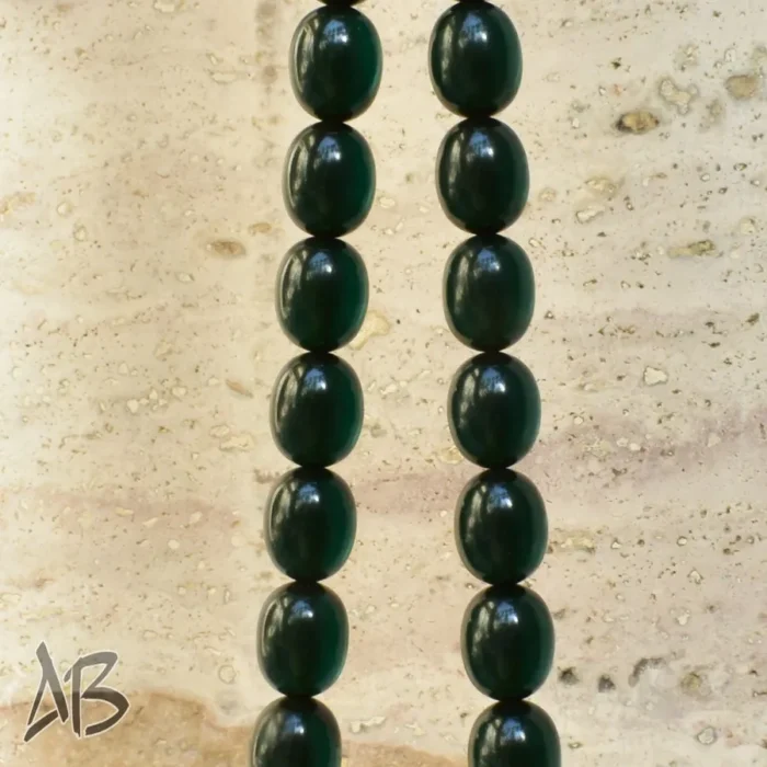 تسبیح سندلوس بودار 33 دانه اصل کد 1112 تخم کفتری تراش طرح قدیم آقابزرگ - Image 5