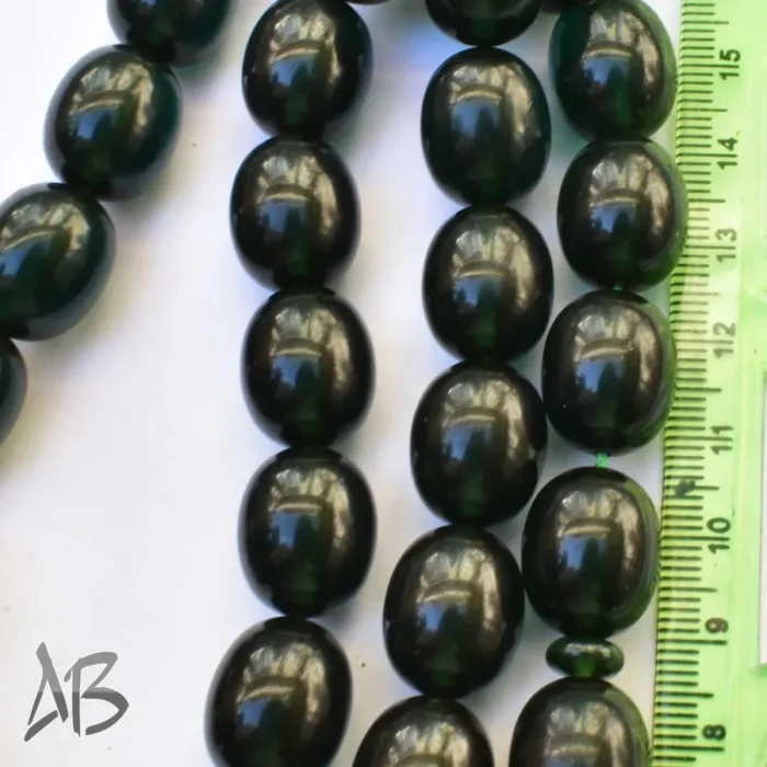 تسبیح سندلوس بودار 33 دانه اصل کد 1112 تخم کفتری تراش طرح قدیم آقابزرگ - Image 7