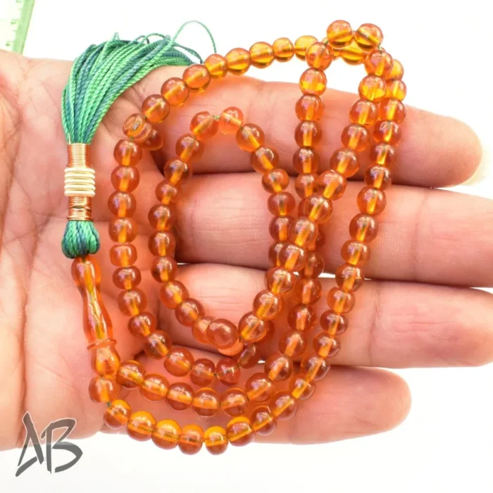 تسبیح سندلوس 100 دانه (101 دانه) کد 1115 بودار گرد ریز سندانی آقابزرگ - Image 4