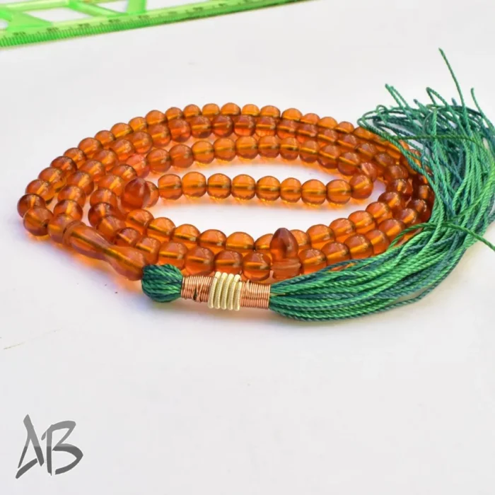 تسبیح سندلوس 100 دانه (101 دانه) کد 1115 بودار گرد ریز سندانی آقابزرگ - Image 7