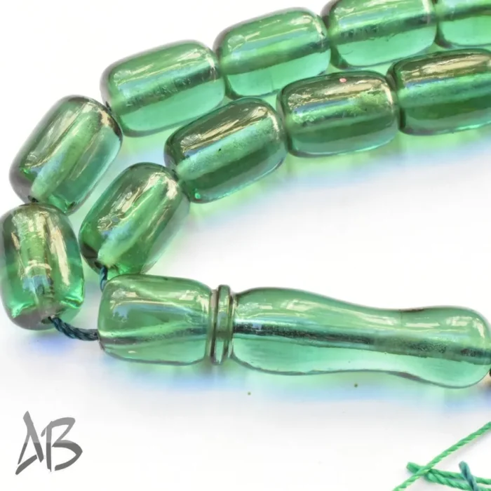 تسبیح سندلوس بودار 33 دانه اصل کد 1116 کپسولی کشیده تراش طرح قدیم آقابزرگ - Image 4