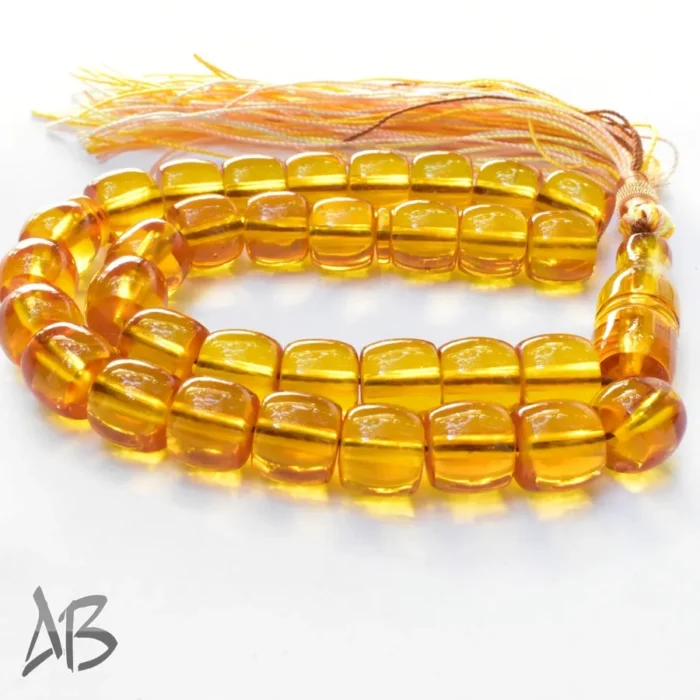 تسبیح سندلوس 33 دانه کد 1120 بودار تراش قیچی ظرح قدیم آقابزرگ - Image 3