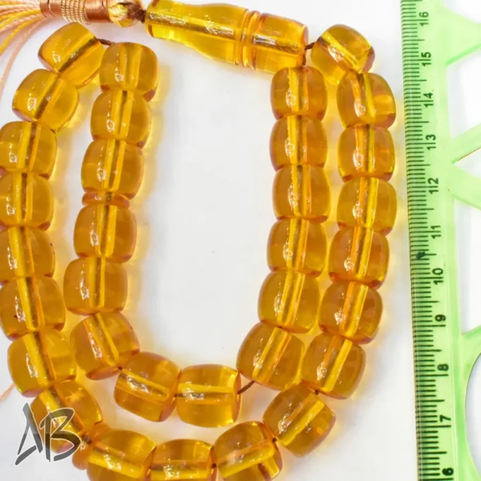 تسبیح سندلوس 33 دانه کد 1120 بودار تراش قیچی ظرح قدیم آقابزرگ - Image 4