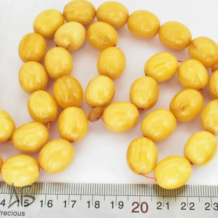 تسبیح سندلوس 33 دانه اصل کد 1122 بودار تراش بیضی خوشدست آقابزرگ - Image 4