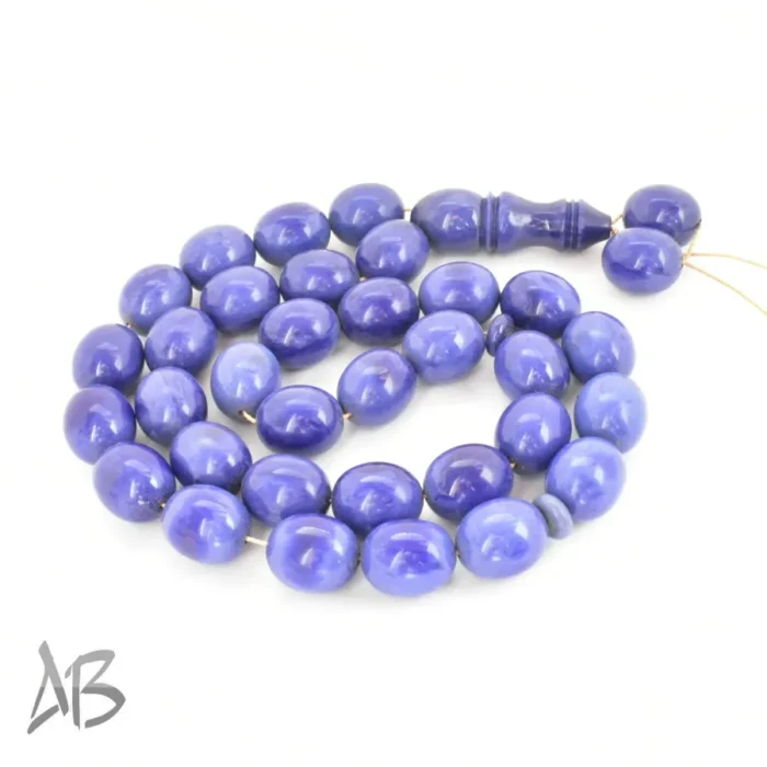 تسبیح سندلوس 33 دانه اصل کد 1123 بودار تراش بیضی خوشرنگ آقابزرگ - Image 7