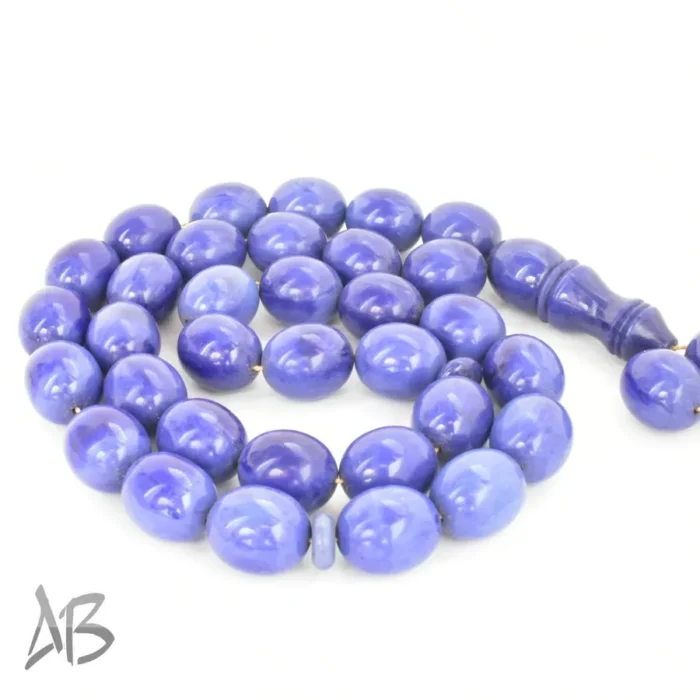 تسبیح سندلوس 33 دانه اصل کد 1123 بودار تراش بیضی خوشرنگ آقابزرگ - Image 4