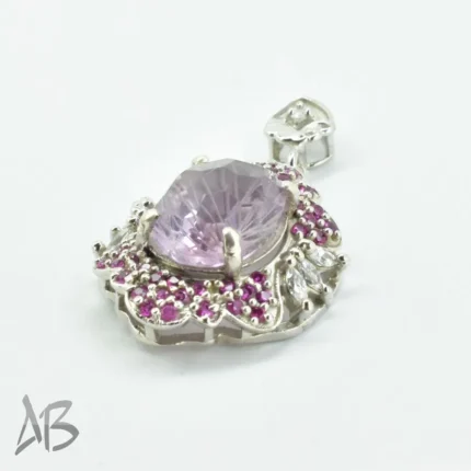 مدالی گردنبند آمتیست