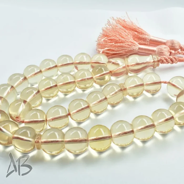 تسبیح سندلوس 33 دانه بودار گرد نباتی خوشدست و خوشرنگ کد 1152 آقابزرگ - Image 4