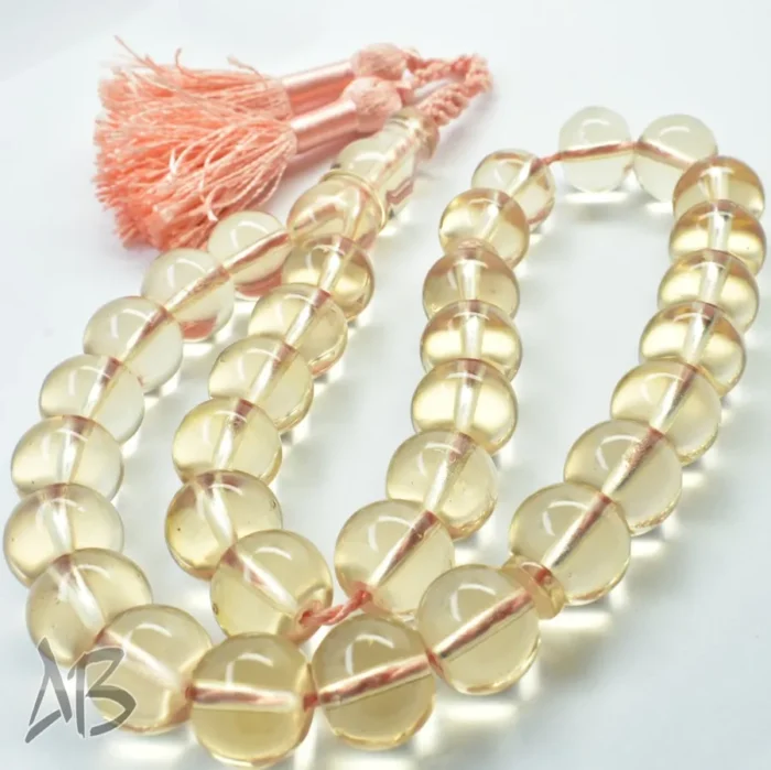 تسبیح سندلوس 33 دانه بودار گرد نباتی خوشدست و خوشرنگ کد 1152 آقابزرگ - Image 5