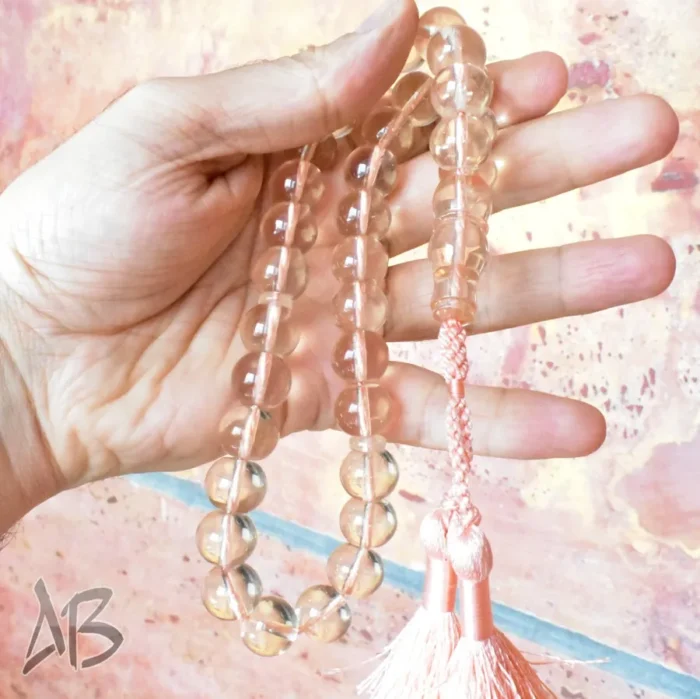 تسبیح سندلوس 33 دانه بودار گرد نباتی خوشدست و خوشرنگ کد 1152 آقابزرگ - Image 6