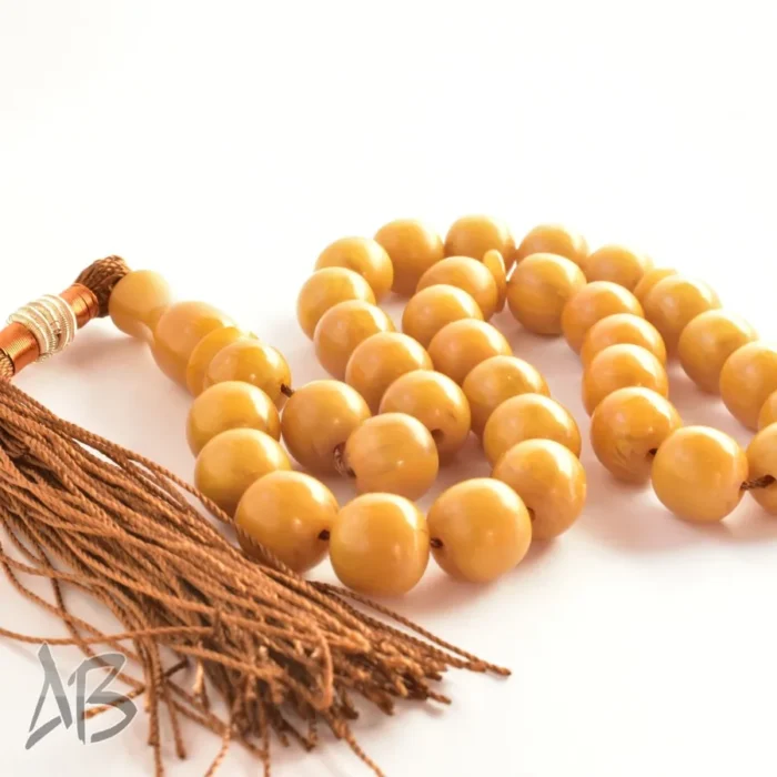 تسبیح سندلوس 33 دانه اصل بودار گرد خوشرنگ کد 1157 آقابزرگ - Image 5