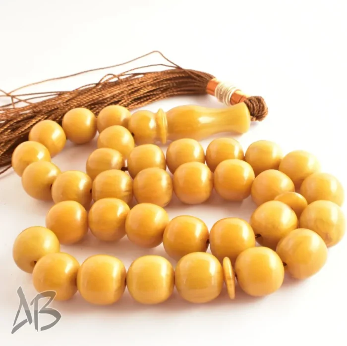 تسبیح سندلوس 33 دانه اصل بودار گرد خوشرنگ کد 1157 آقابزرگ - Image 6