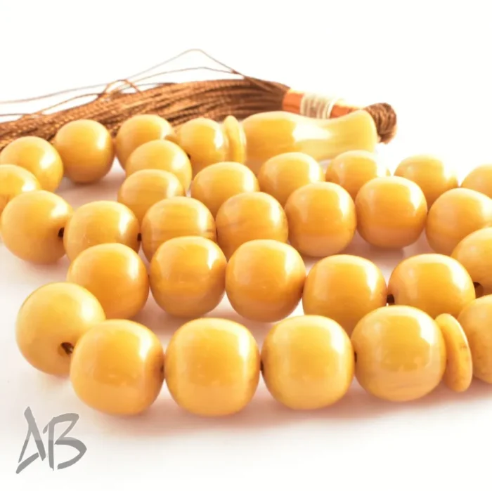 تسبیح سندلوس 33 دانه اصل بودار گرد خوشرنگ کد 1157 آقابزرگ - Image 7