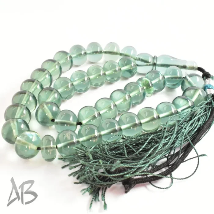 تسبیح سندلوس 35 دانه کد 1158 بودار تراش چرتکه‌ای درشت آقابزرگ - Image 4