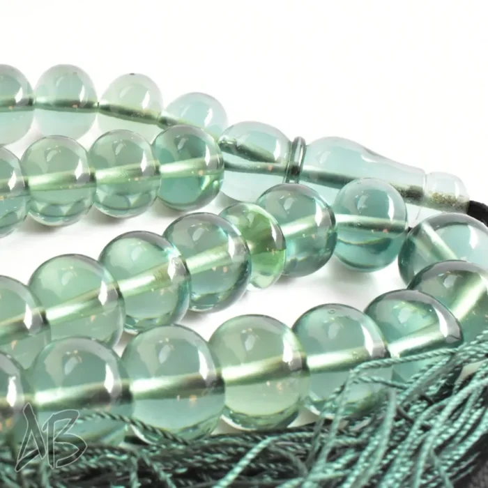 تسبیح سندلوس 35 دانه کد 1158 بودار تراش چرتکه‌ای درشت آقابزرگ - Image 5