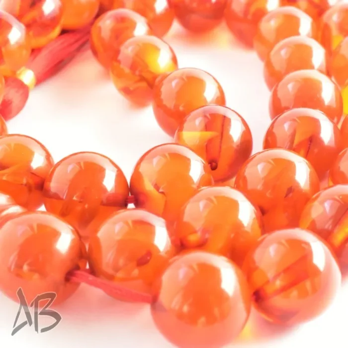 تسبیح کهربای 35 دانه بسیار خوش نقش و شکیل کد 1160 آقابزرگ - Image 7