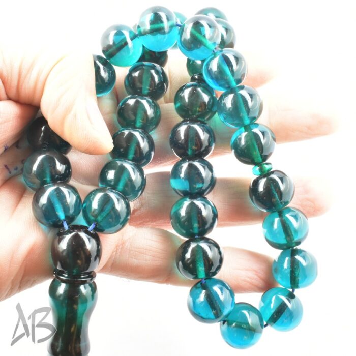 تسبیح سندلوس 33 دانه اصل بودار کد 1173 تراش شلغمی خوشدست آقابزرگ - Image 4