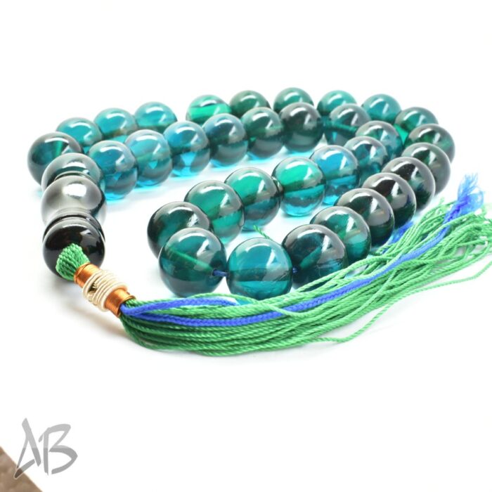 تسبیح سندلوس 33 دانه اصل بودار کد 1173 تراش شلغمی خوشدست آقابزرگ - Image 5