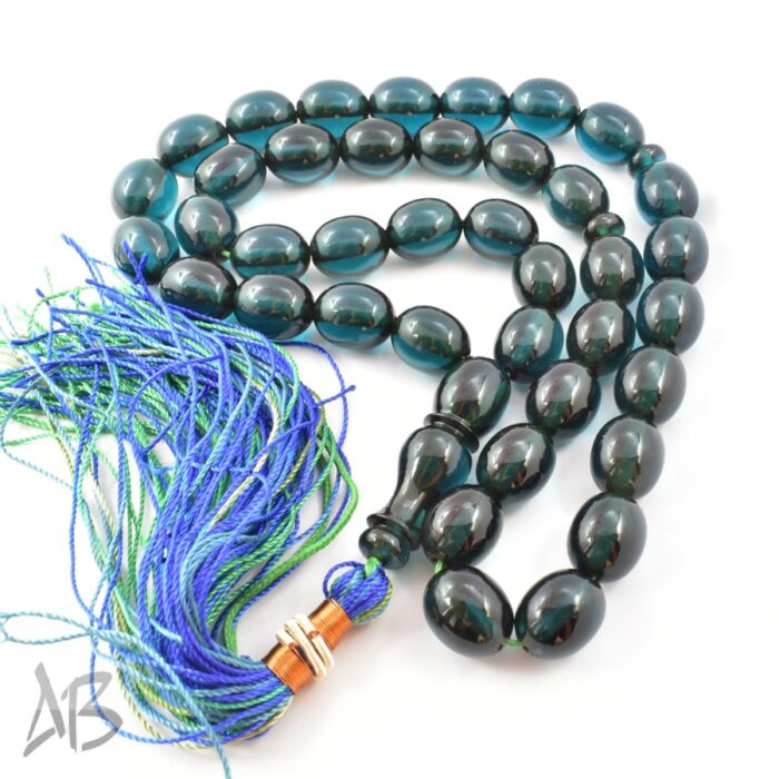 تسبیح سندلوس 39 دانه بیضی خوشرنگ و شکیل کد 1175 آقابزرگ - Image 5