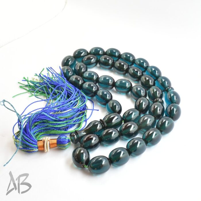 تسبیح سندلوس 39 دانه بیضی خوشرنگ و شکیل کد 1175 آقابزرگ - Image 6