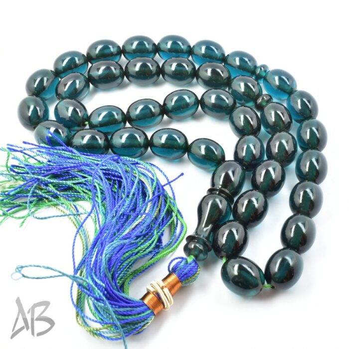 تسبیح سندلوس 39 دانه بیضی خوشرنگ و شکیل کد 1175 آقابزرگ - Image 7