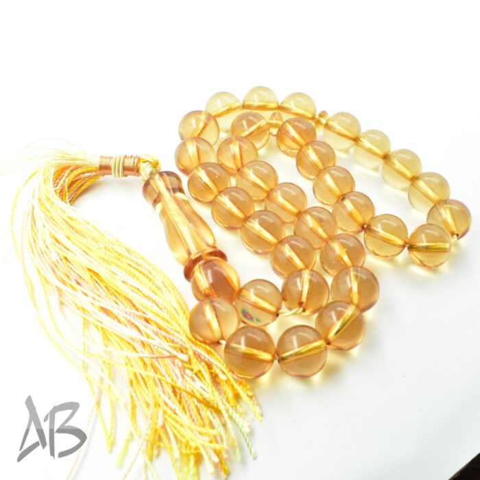 تسبیح سندلوس 33 دانه بودار گرد خوشرنگ سایز 12 کد 1180 آقابزرگ - Image 7