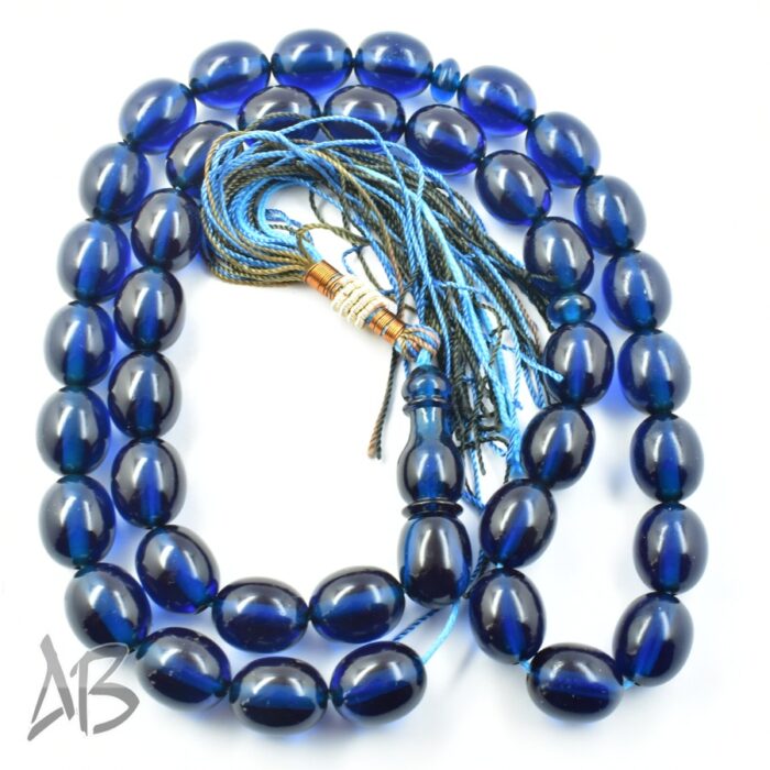 تسبیح سندلوس 39 دانه بیضی خوشرنگ و شکیل سایز 12 در 15 کد 1182 آقابزرگ - Image 8