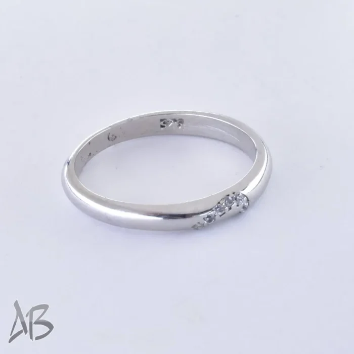 حلقه ست نقره طرح جدید و شیک مناسب ازدواج، نامزدی، با لایه رودیوم آقابزرگ کد Set16 - Image 7