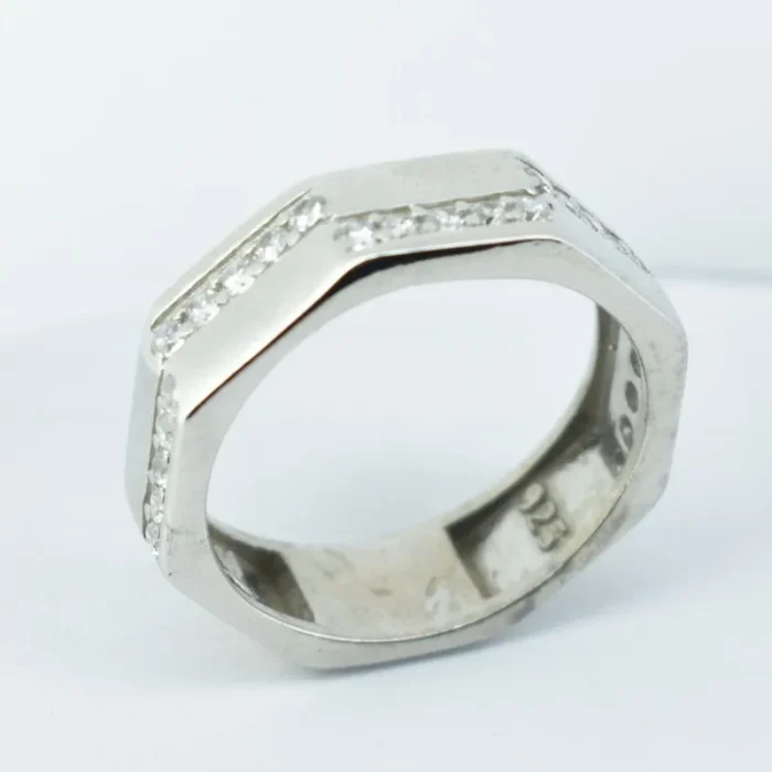 حلقه نقره جدید مناسب بانوان و آقایان، طراحی خاص و زیبا کد Set14 تک آقابزرگ - Image 4