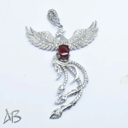 مدالی گردنبند عقیق یمنی