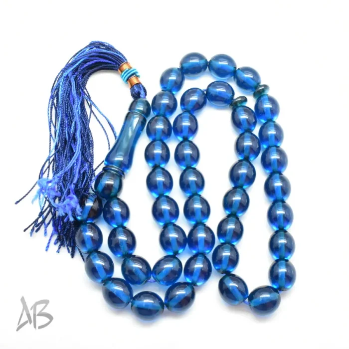 تسبیح سندلوس اصل بودار 43 دانه بیضی بسیار خوشرنگ کد 1184 - Image 5