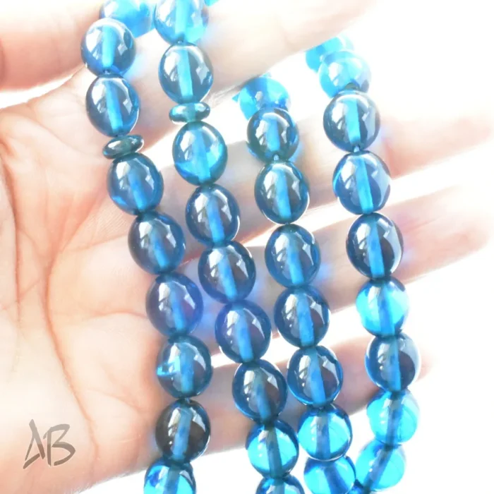 تسبیح سندلوس اصل بودار 43 دانه بیضی بسیار خوشرنگ کد 1184 - Image 4